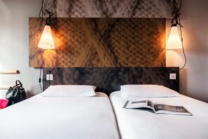 Standard Room, 2 Twin Beds | Premium bedding, desk, blackout drapes, soundproofing