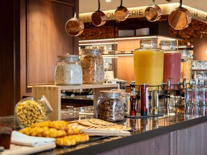 Daily buffet breakfast for a fee
