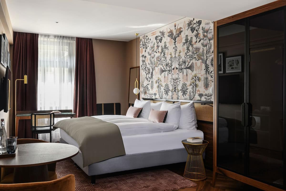 Premium bedding, down duvets, Select Comfort beds, minibar