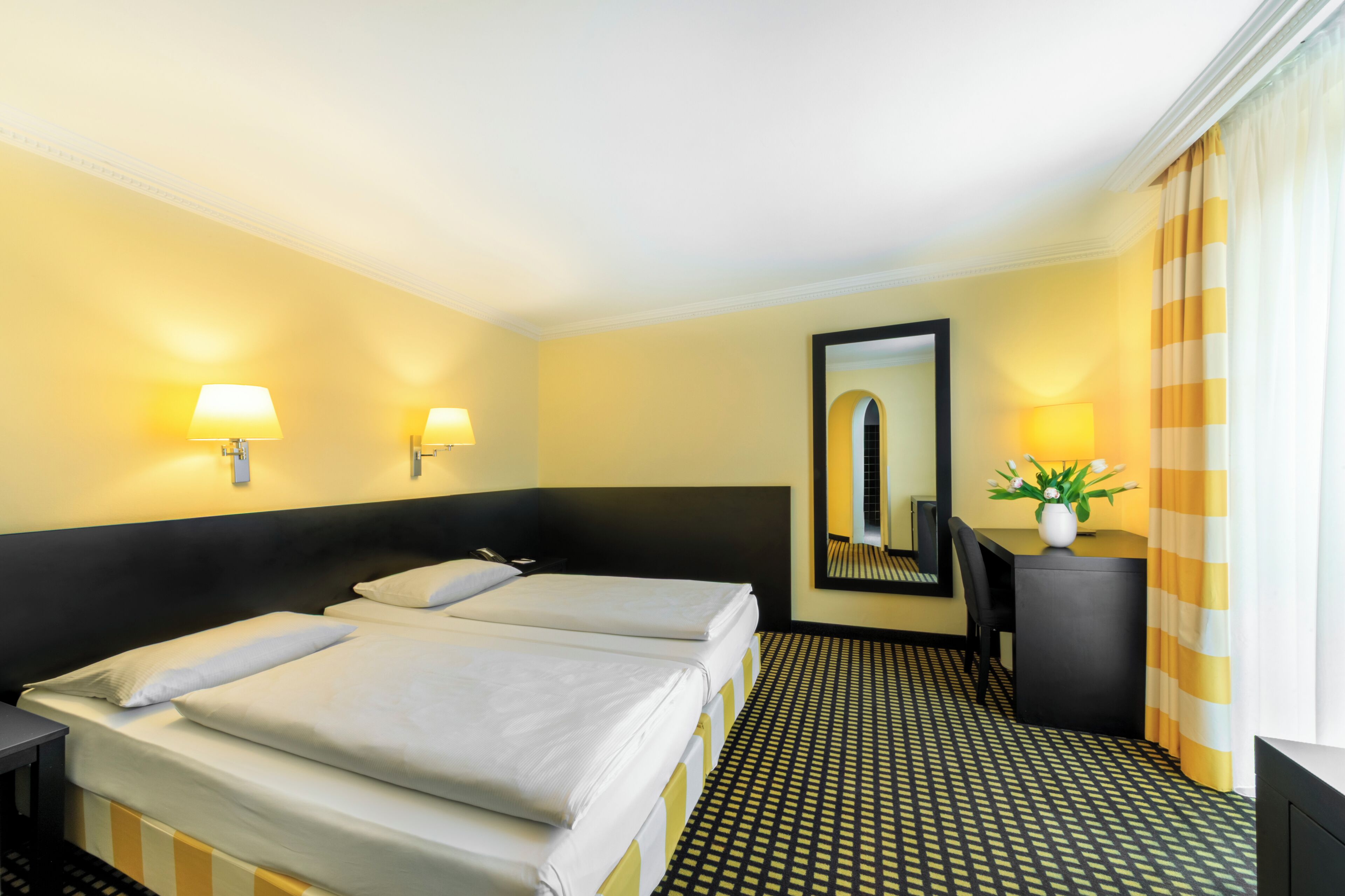 Economy Double Room | Hypo-allergenic bedding, in-room safe, individually decorated