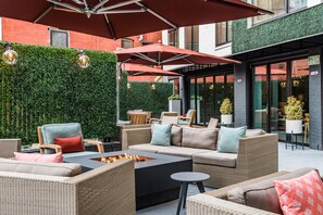 Breakfast, dinner served; Italian cuisine, al fresco dining  - Avenue Suites (Washington)