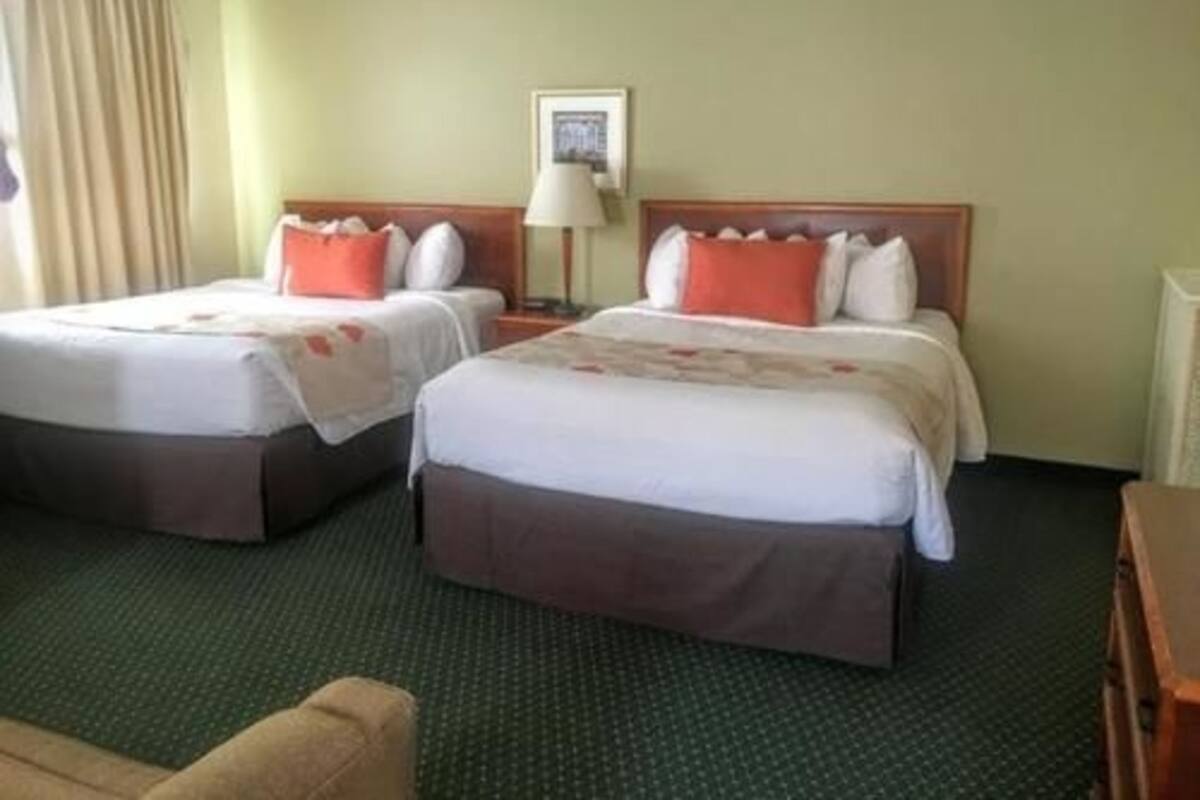 Standard Studio Suite, 2 Queen Beds | Iron/ironing board, free Internet