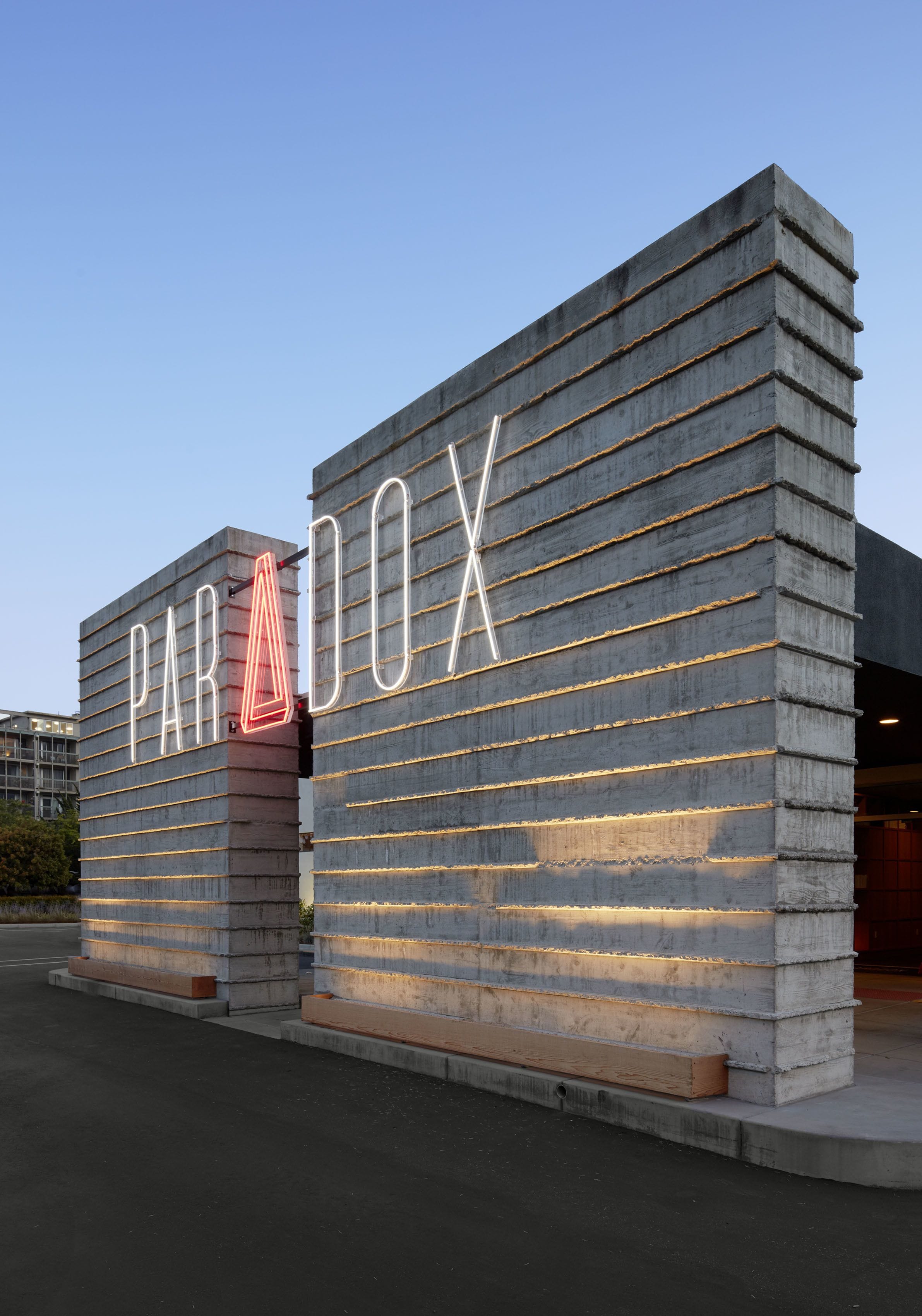 front of property – evening/night