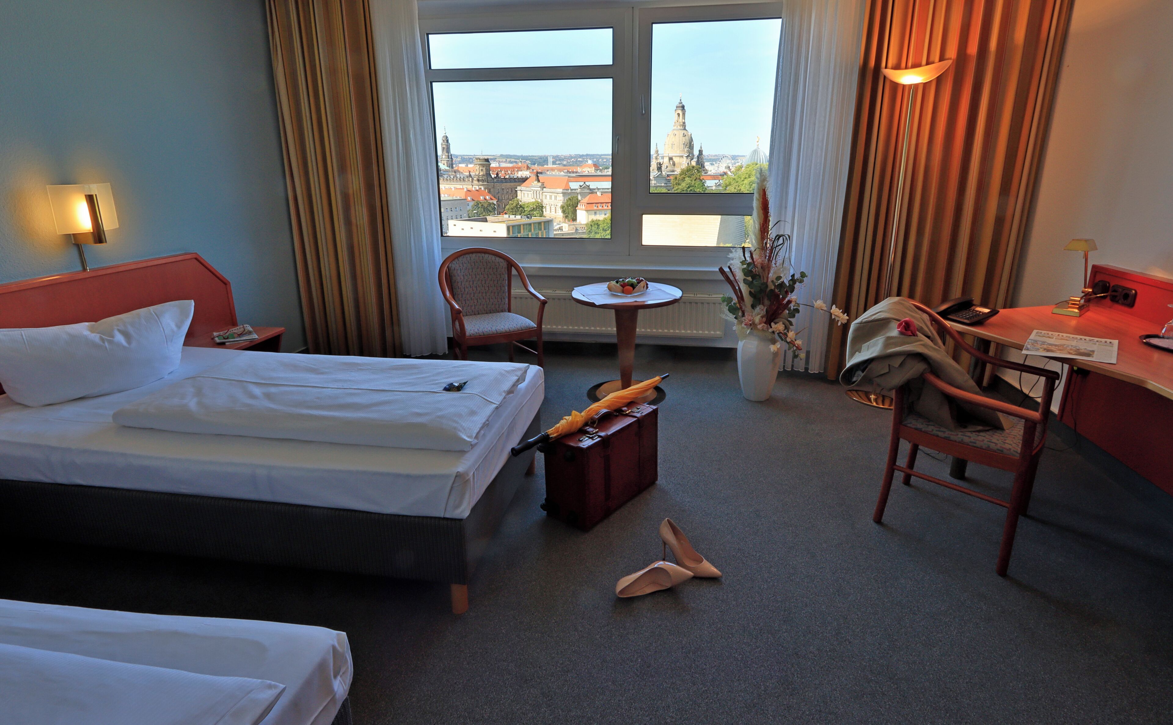 Standard Twin Room | Premium bedding, desk, laptop workspace, blackout drapes