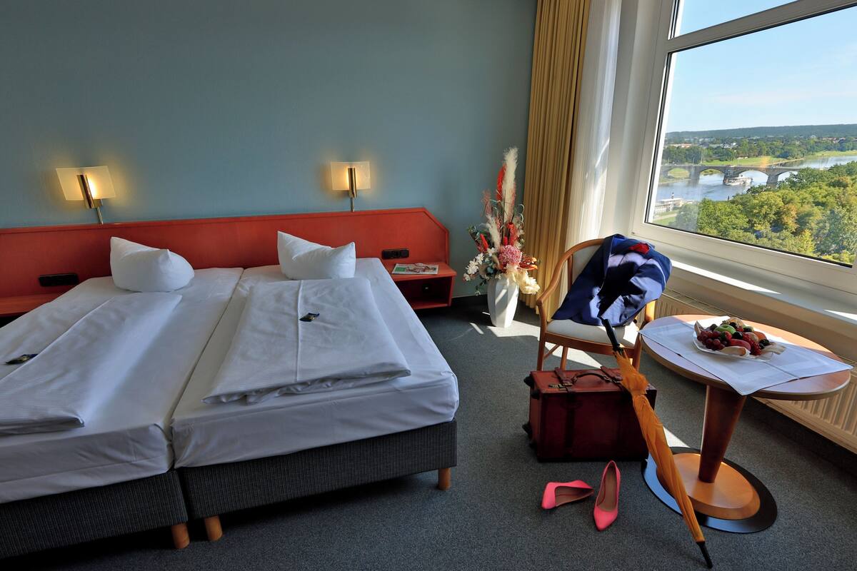 Standard Double Room | Premium bedding, desk, laptop workspace, blackout drapes