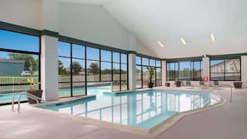 Indoor pool, seasonal outdoor pool