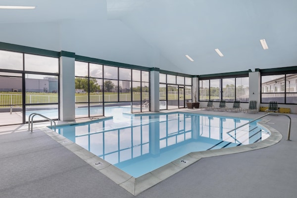 Indoor pool, seasonal outdoor pool