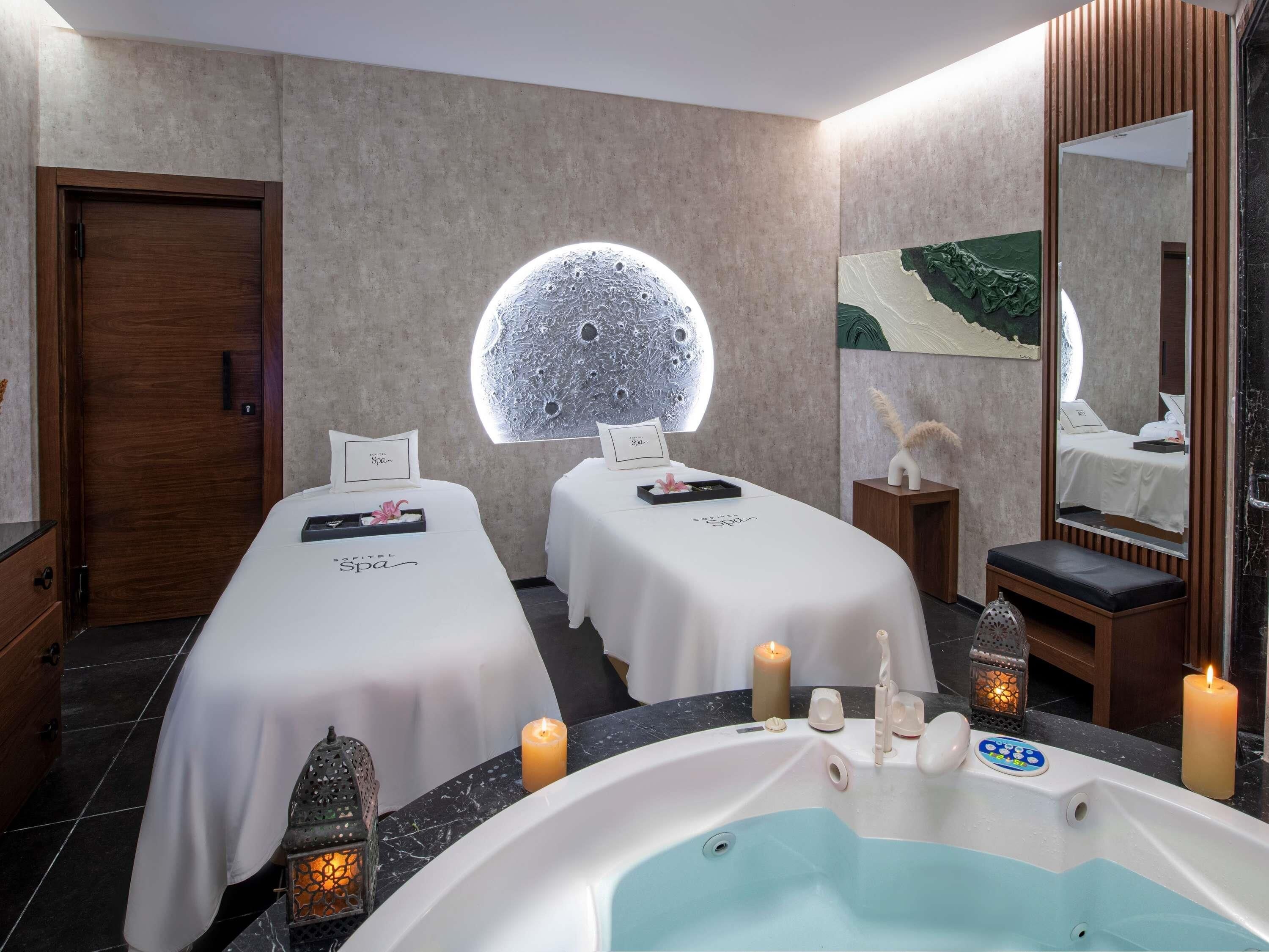 Couples treatment rooms, Turkish bath, body treatments, body wraps