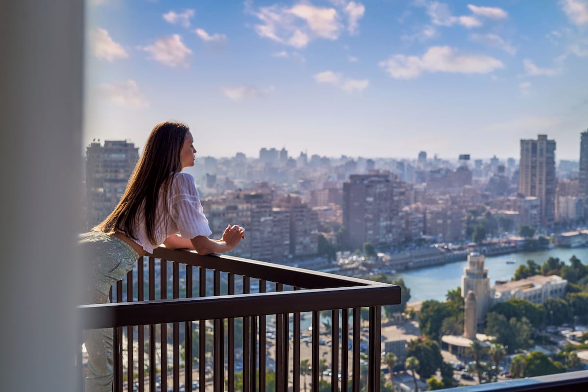 Premium Room, 2 Twin Beds (Partial Nile View) | City view