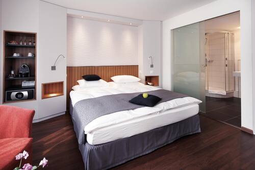 Allergikerbettwaren, Daunenbettdecken, Minibar, Zimmersafe