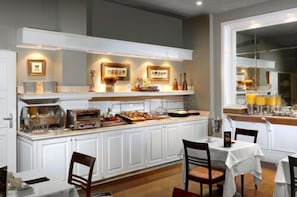 Daily buffet breakfast (EUR 12 per person)