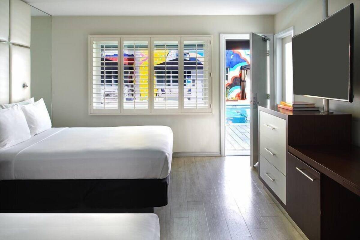 Room, 2 Double Beds (Swim Up) | Premium bedding, pillowtop beds, in-room safe, desk
