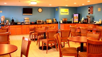 Free daily on-the-go breakfast