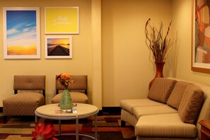 Sala de estar en el lobby