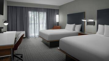 1 bedroom, premium bedding, down comforters, pillowtop beds