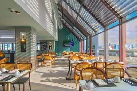 Daily buffet breakfast for a fee. Grand Hotel Tijuana
