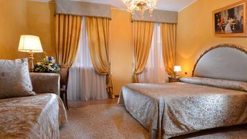 In-room safe, blackout drapes, soundproofing, bed sheets