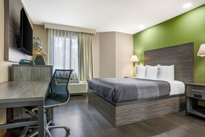 1 chambre, literie de qualité, lit avec matelas à plateau-coussin