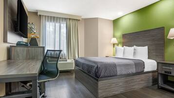 Premium bedding, pillow-top beds, individually furnished, desk