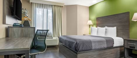 Premium bedding, pillow-top beds, individually furnished, desk