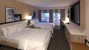 In-room safe, desk, laptop workspace, blackout drapes - DoubleTree by Hilton Charlotte City Center (Charlotte)
