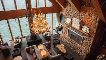 Sittområde i lobbyn