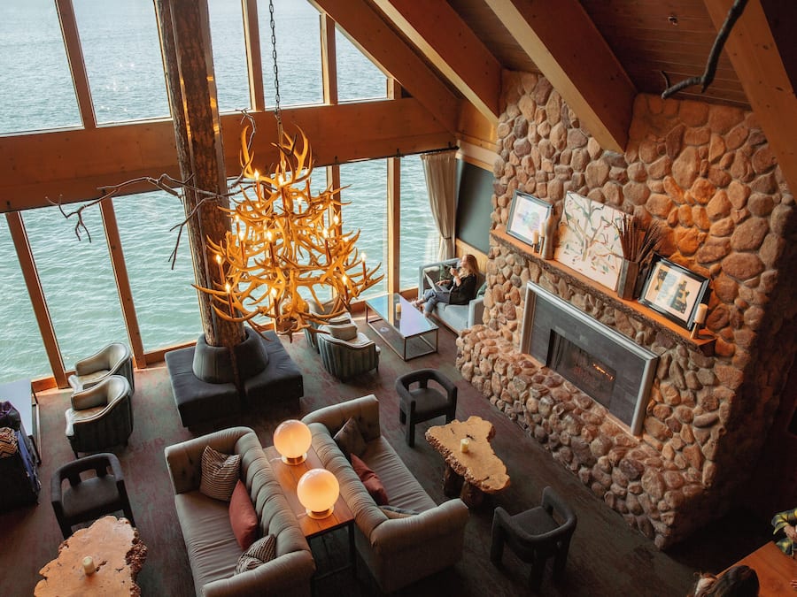 Zona de estar del vestíbulo