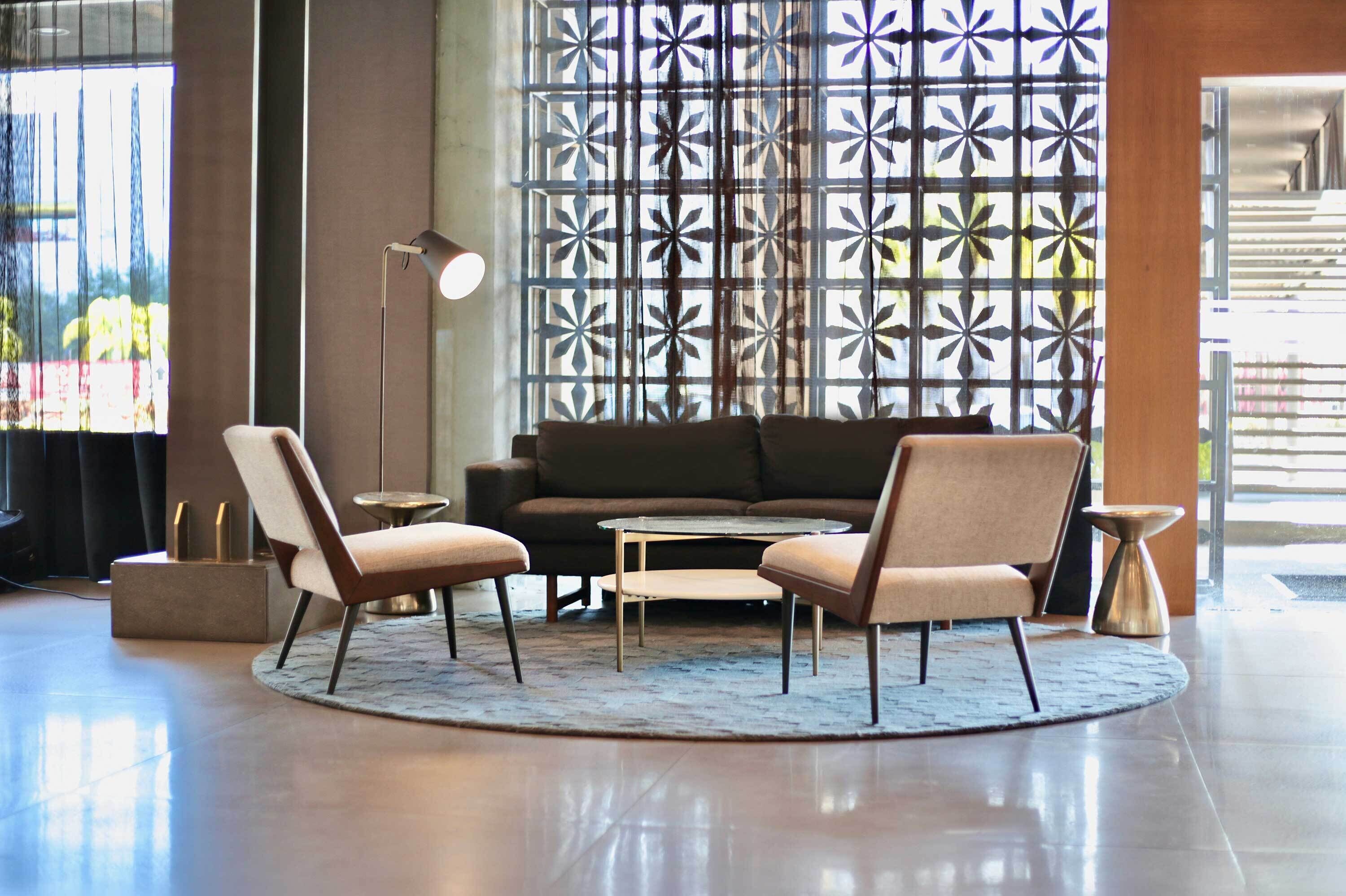 Sala de estar en el lobby