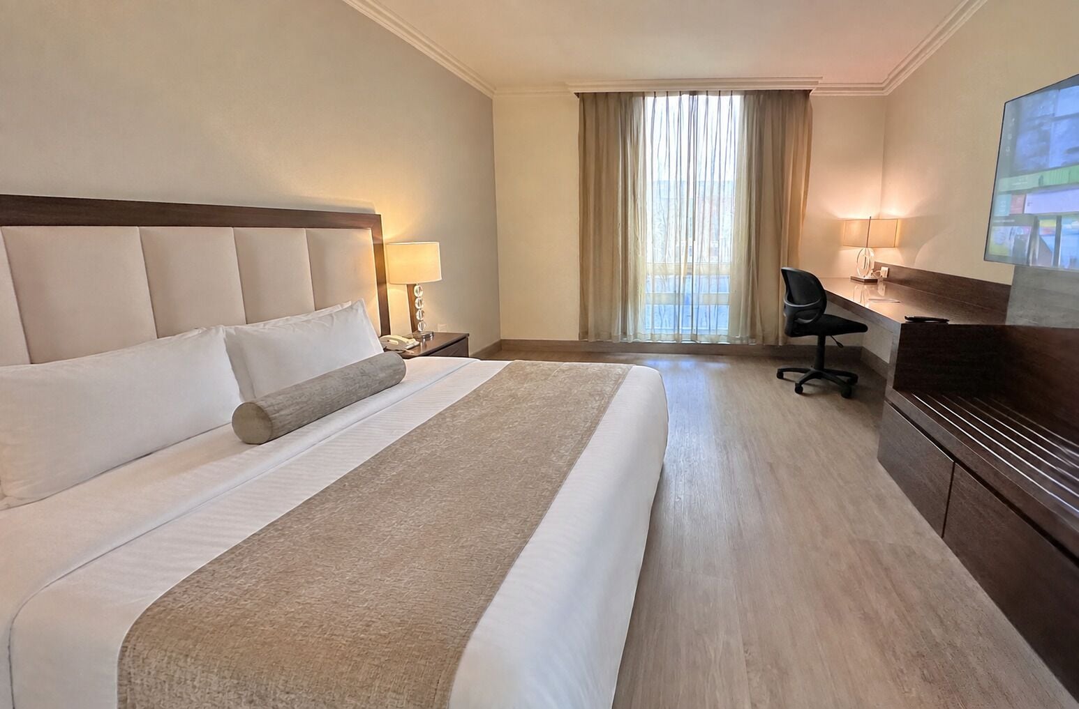Superior Suite, 1 Bedroom | Premium bedding, in-room safe, desk, laptop workspace