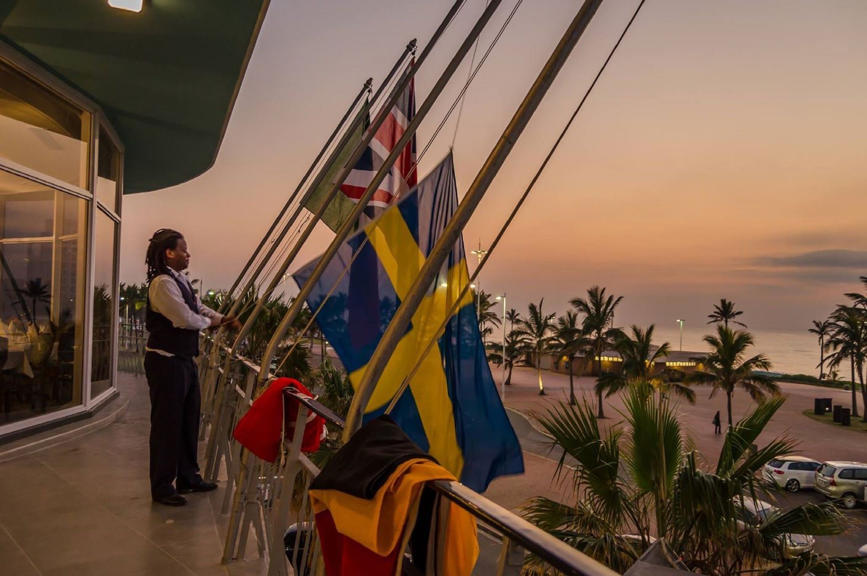 Pemandangan dari properti