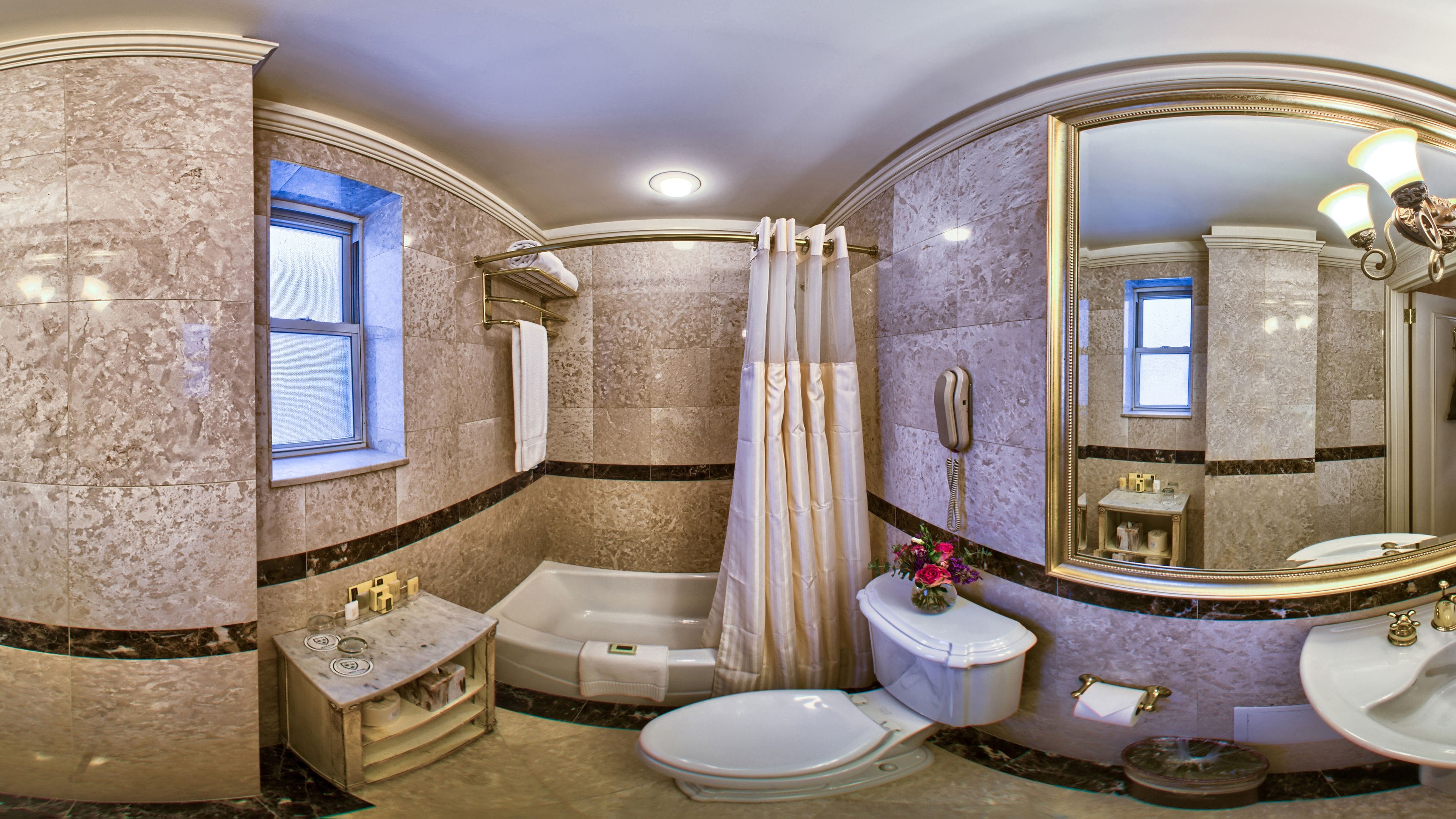 junior suite, 1 king bed | bathroom | free toiletries, hair dryer, bathrobes, slippers