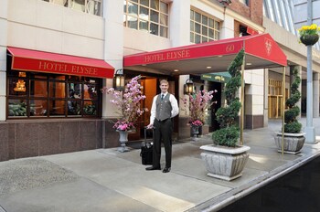 Hotel exterior and entrance at Hotel Elysee by Library Hotel Collection