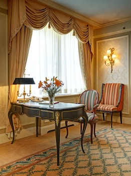 Flat-screen TV, DVD player, iPod dock, pay movies at Hotel Elysee by Library Hotel Collection