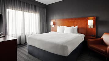 In-room safe, blackout drapes, iron/ironing board