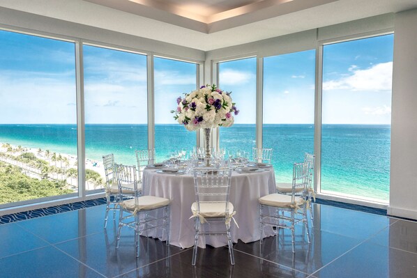 Indoor wedding