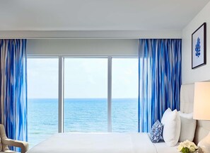 Habitación Premier, 2 camas dobles, vistas al mar (Preferred Ocean Two Doubles) | 1 dormitorio, sábanas de algodón egipcio, ropa de cama de alta calidad