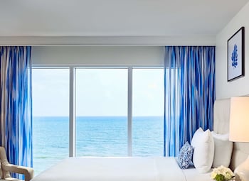 Premier Room, 2 Double Beds, Ocean View (Preferred Ocean Two Doubles) | Egyptian cotton sheets, premium bedding, down comforters, pillowtop beds at Sonesta Fort Lauderdale Beach