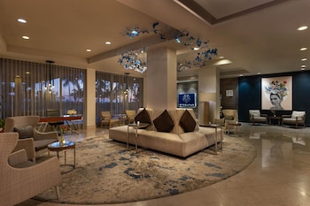 Hotel entrance and lobby at Sonesta Fort Lauderdale Beach