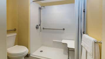 Room, 1 Queen Bed, Non Smoking (Second Floor) | Bathroom | Combined shower/tub, free toiletries, hair dryer, towels