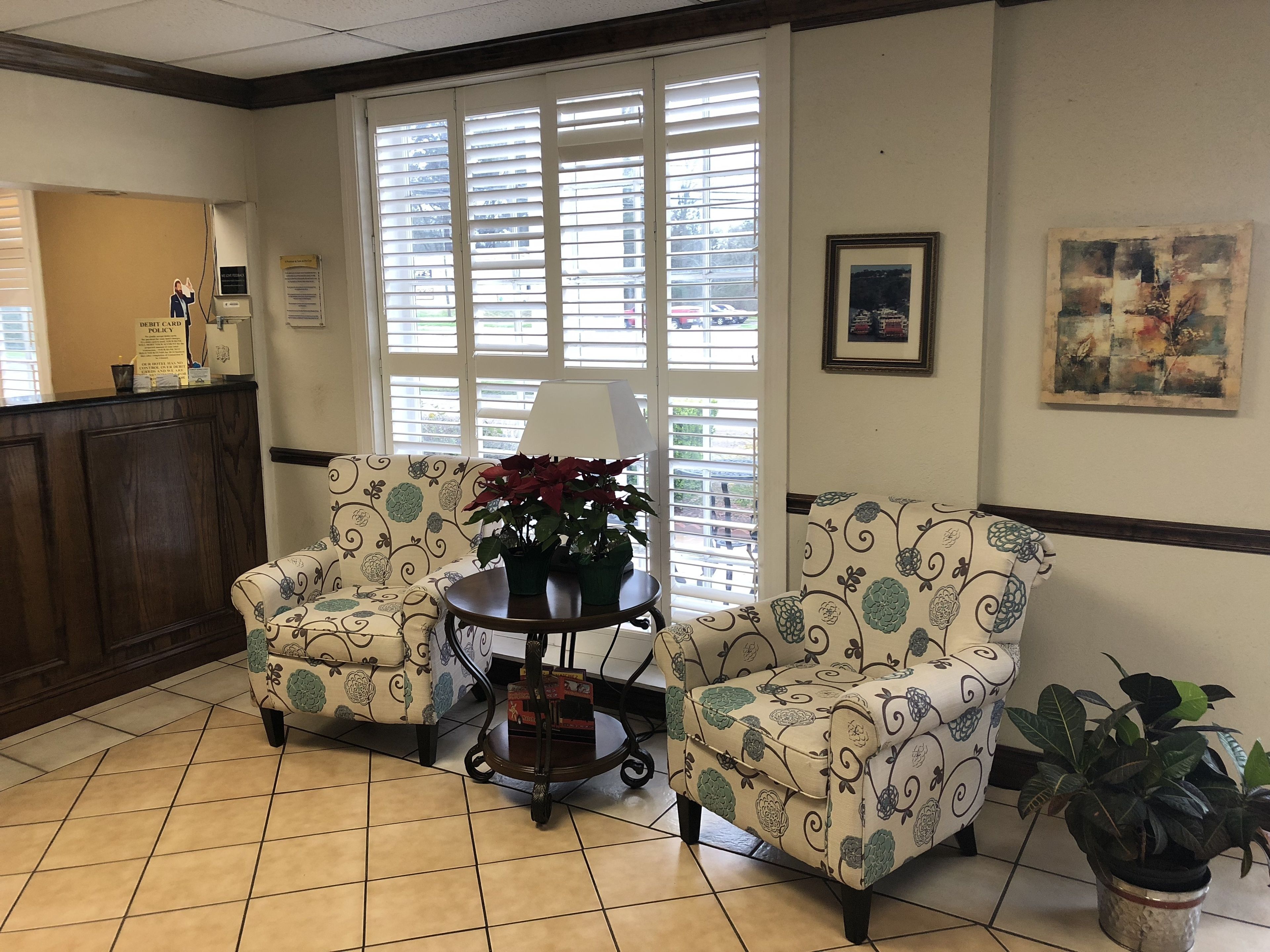 บริเวณนั่งเล่นที่ล็อบบี้