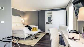 Studio, 1 parisänky | 1 makuuhuone, untuvapeitot, pillowtop-patjalliset sängyt