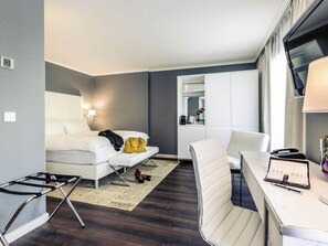 1 chambre, couette en duvet d'oie, surmatelas