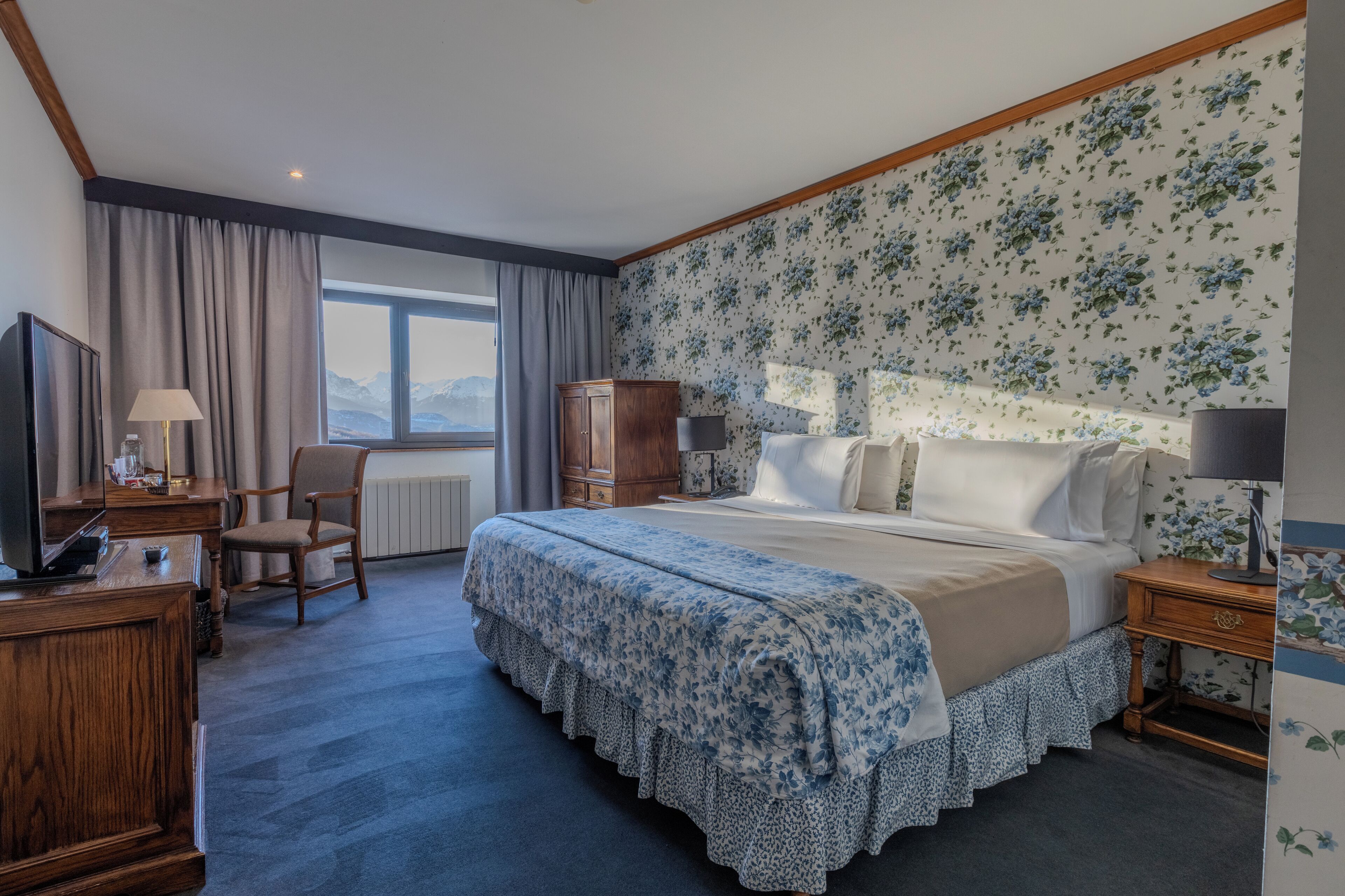 standard double room, mountain view | 1 bedroom, premium bedding, minibar, in-room safe