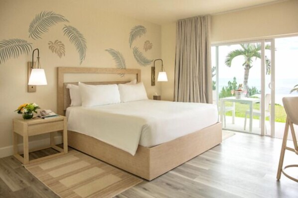 Premium bedding, down comforters, Select Comfort beds, minibar