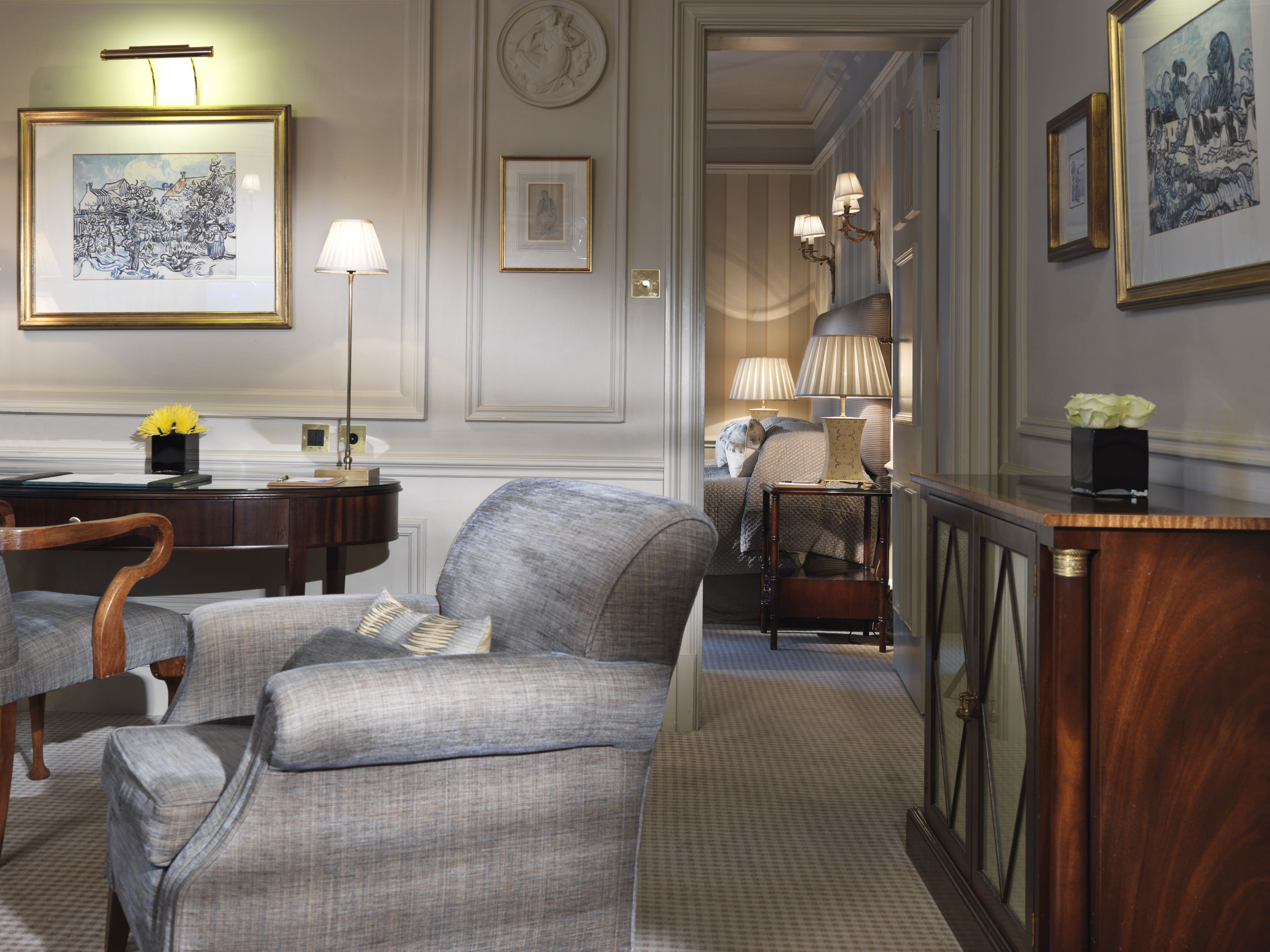 master suite main house | living room | flat-screen tv, pay films