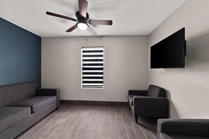 Suite, 2 Queen Beds, Non Smoking | Blackout drapes, soundproofing, free WiFi, bed sheets