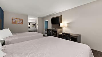 Suite, 2 camas Queen size, para no fumadores | Cortinas blackout, insonorización, wifi gratis y ropa de cama