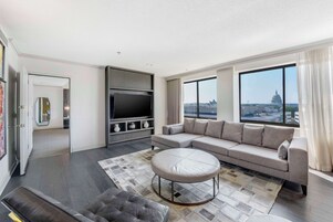 55-inch TV with cable channels
