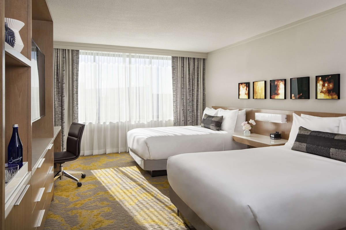 In-room safe, laptop workspace, blackout curtains, iron/ironing board