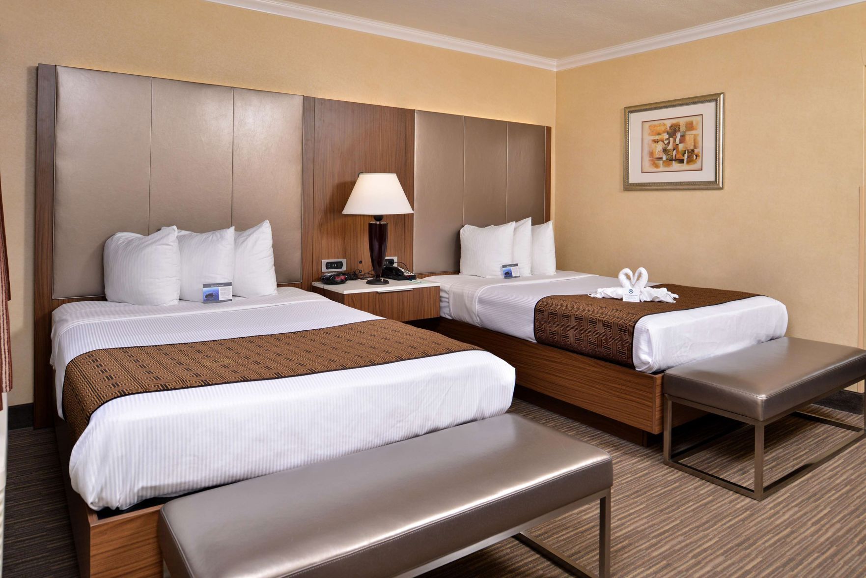 In-room safe, desk, laptop workspace, blackout curtains